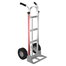 Diablito Magliner de Aluminio con Bastidor Recto y Refuerzo Vertical