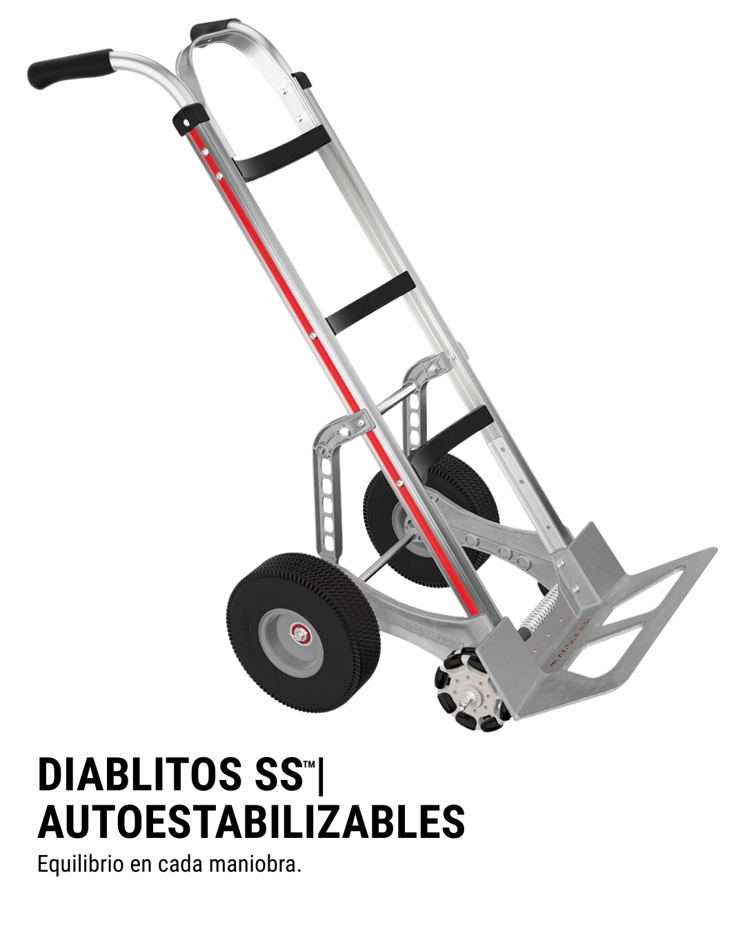 Diablito Magliner SS™ Aut estabilizable con Ruedas 360°